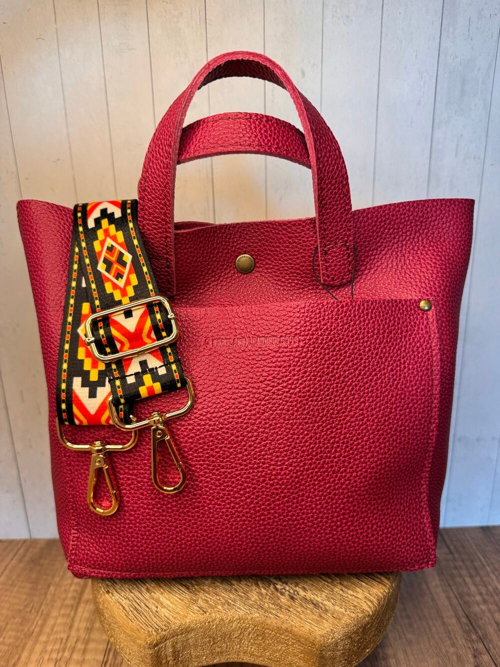 Funky Aztec Purse Strap Orange Yellow Black Crossbody Bag Strap Purse Strap